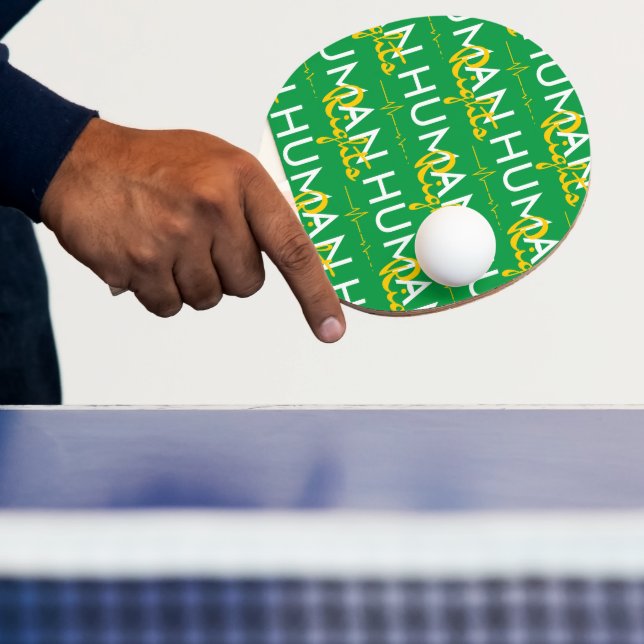 Raquete De Ping Pong Linha de vida dos direitos humanos (Insitu)