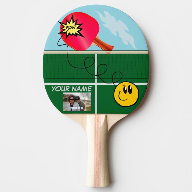 Raquete De Ping Pong Linha Personalizada (Frente)