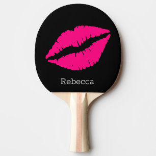 Raquete De Ping Pong Lip Rosa Legal Cugado Monograma