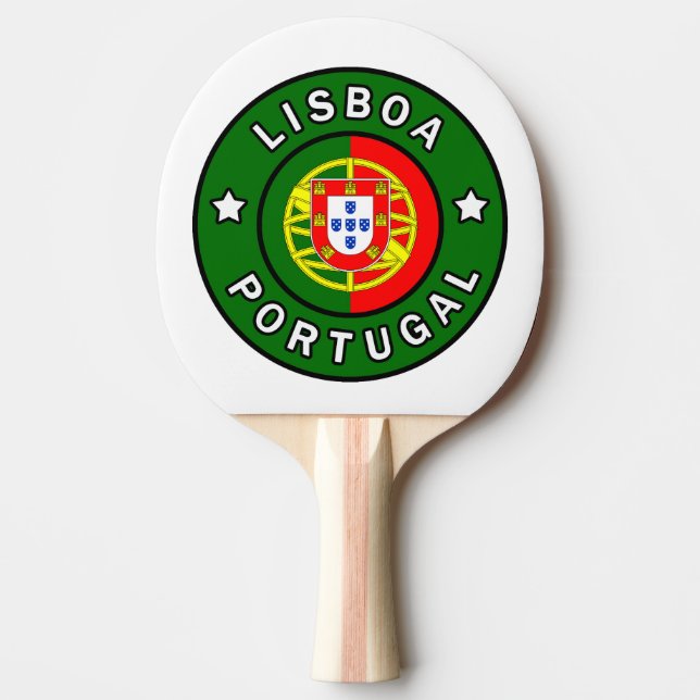 Raquete De Ping Pong Lisboa Portugal (Frente)