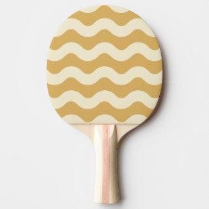 Raquete De Ping Pong Listra Ondulada Areia Cor do Nascer do Sol