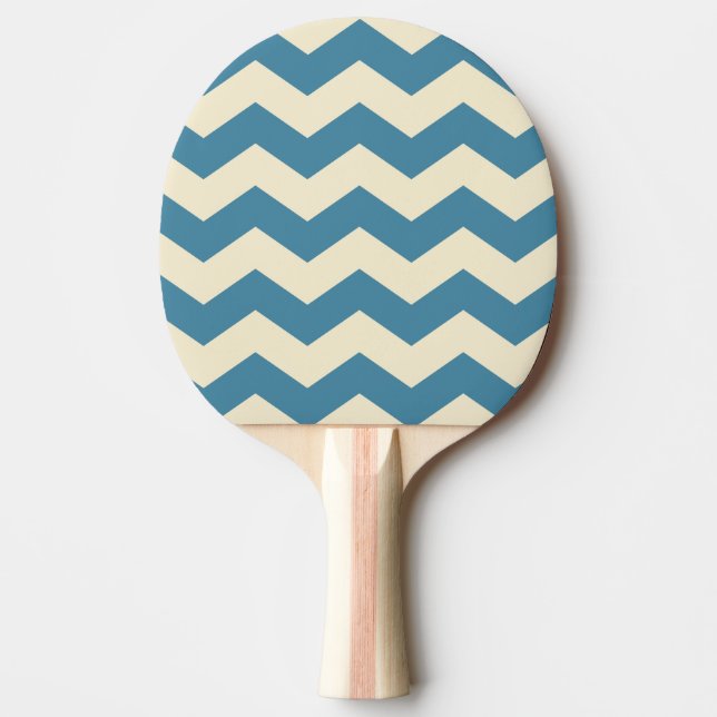 Raquete De Ping Pong Listra Ziguez Água Profunda Cor (Frente)
