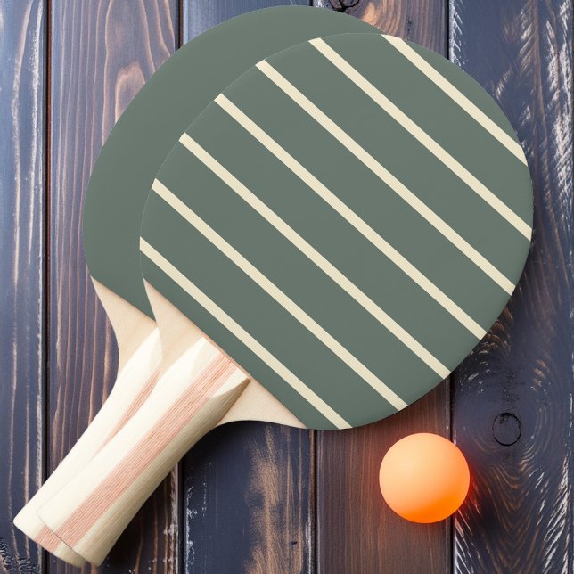 Raquete De Ping Pong Listrado de Cinza Quente e Maciço (Criador carregado)