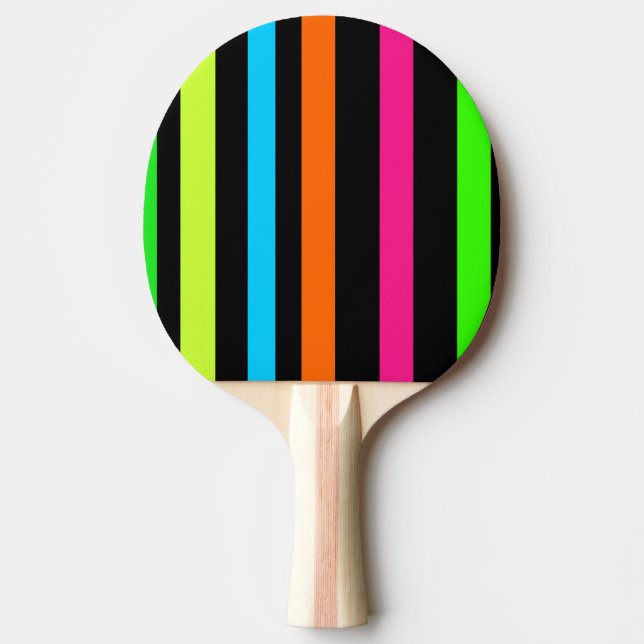 Raquete De Ping Pong Listras de neon (Frente)