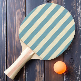 Raquete De Ping Pong Listras de Polo Aqua Morno Cor de Tarde