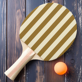 Raquete De Ping Pong Listras de Polo Cor Deserto Quente