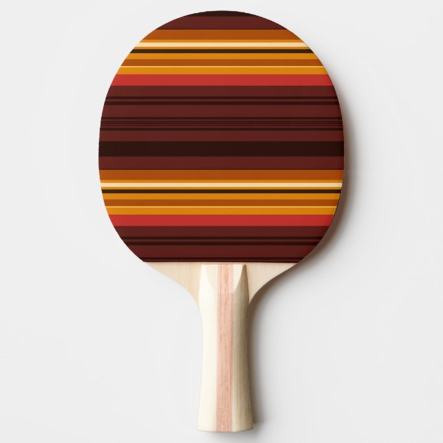 Raquete De Ping Pong Listras de vindima (Frente)
