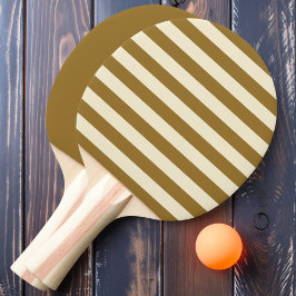 Raquete De Ping Pong Listras e Cor Sólida do Deserto Quente de Polo