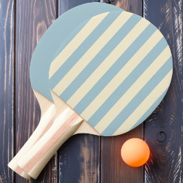 Raquete De Ping Pong Listras e Cor Sólida Polo Céu Claro
