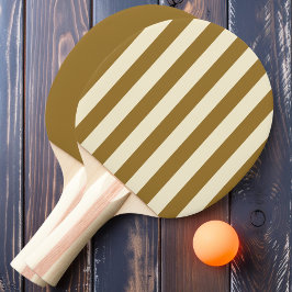 Raquete De Ping Pong Listras e Sólido de Polo do Deserto Quente