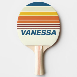 Raquete De Ping Pong Listras Horizon Five Vintage com Nome