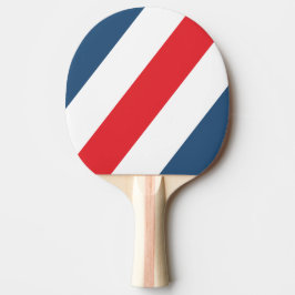 Raquete De Ping Pong Listras Negras Nostálgicas dos Carteiros