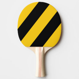 Raquete De Ping Pong Listras Ousadas Nostálgicas Abelha Segura