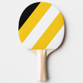 Raquete De Ping Pong Listras Ousadas Nostálgicas do Bumblebee