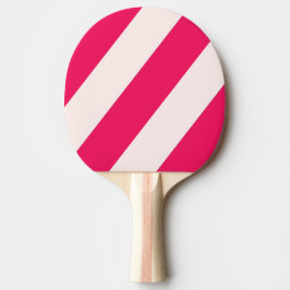 Raquete De Ping Pong Listras Ousadas Retro Azul Esmagador