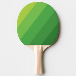 Raquete De Ping Pong Listras Ousadas Verde Folha de Lírio