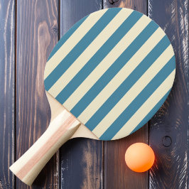 Raquete De Ping Pong Listras Polo Cor Aqua Profundo