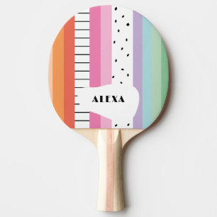 Raquete De Ping Pong Listras Pop Caprichosas