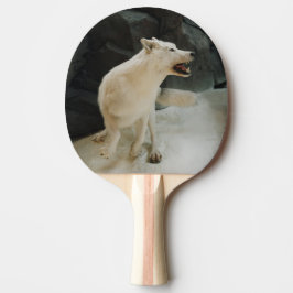 Raquete De Ping Pong Lobo Branco