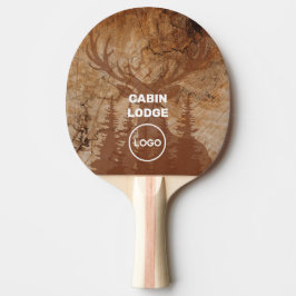 Raquete De Ping Pong Logotipo comercial personalizado Floresta de Natur