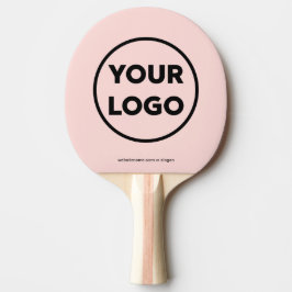 Raquete De Ping Pong Logotipo comercial personalizado Rosas claro com m