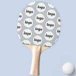 Raquete De Ping Pong Logotipo de empresa Padrão Promocional Pó Azul<br><div class="desc">Simples design de padrão de logotipo para promover a lealdade da marca e promover sua pequena empresa. Substitua o logotipo pelo seu para personalizar. Use-os você mesmo,  para patrocínio esportivo,  ou para seu funcionarios,  funcionários,  clientes e clientes.</div>
