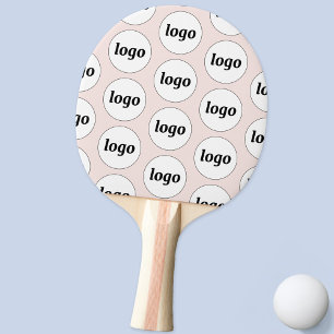 Raquete De Ping Pong Logotipo de padrão comercial Promocional cor-de-ro