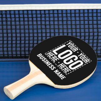 Raquete De Ping Pong Logotipo Empresarial Personalizado Corporativo Mod
