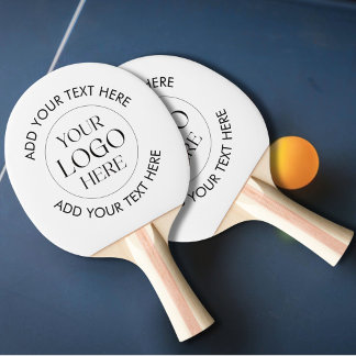 Raquete De Ping Pong Logotipo Empresarial Personalizado e Promoção de T