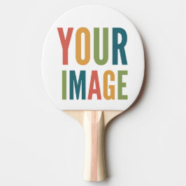 Raquete De Ping Pong Logotipo Personalizado Aqui | Adicione Seu Próprio