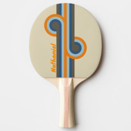 Raquete De Ping Pong Loop de Faixa com Degrade Butternut com Nome