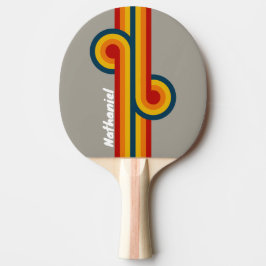 Raquete De Ping Pong Loop de Faixa da Arcada Aurora com Nome