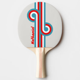 Raquete De Ping Pong Loop de Faixa do Thunderbird com Nome