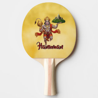 Raquete De Ping Pong Lord Hanuman Flying Lifting Mountain