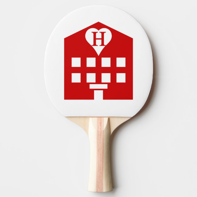 Raquete De Ping Pong Love Hotel Japan Emoji (Frente)