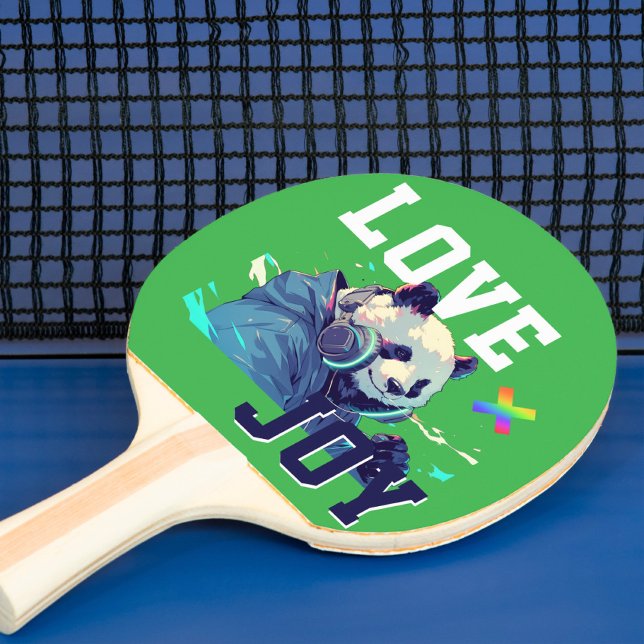 Raquete De Ping Pong LOVE × PANDA - Custom (Criador carregado)