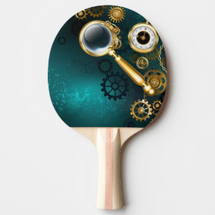 Raquete De Ping Pong Lupa no estilo Steampunk