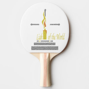 Raquete De Ping Pong Luz do Mundo