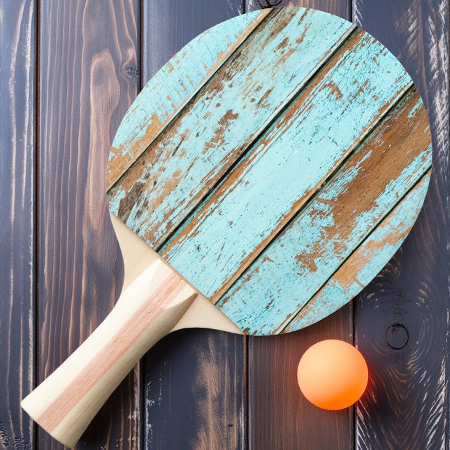Raquete De Ping Pong Madeira de lavagem azul (Criador carregado)