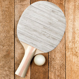 Raquete De Ping Pong Madeira de lavagem branca
