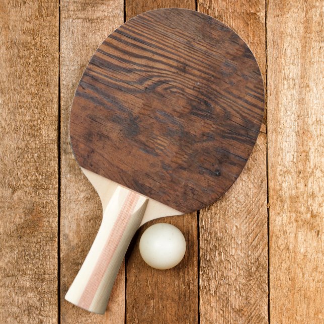 Raquete De Ping Pong Madeira de Noz Escura (Criador carregado)