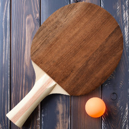 Raquete De Ping Pong Madeira de Noz Rústica