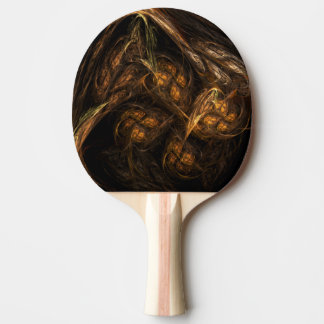 Raquete De Ping Pong Mãe Terra Abstrato de Arte