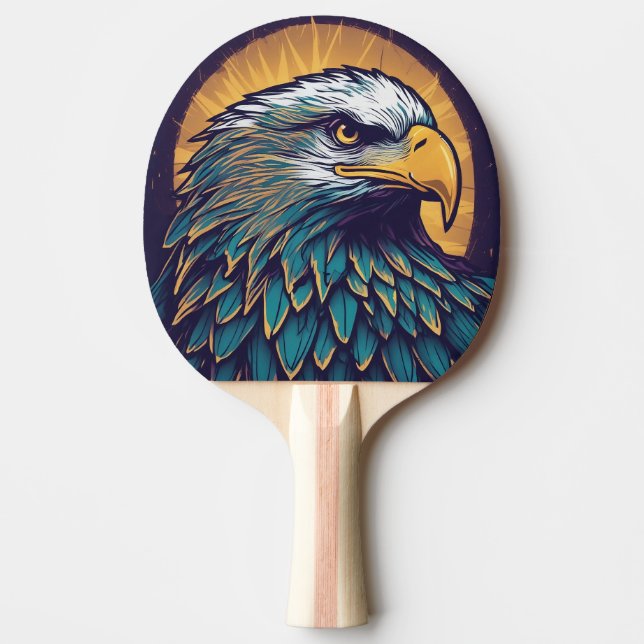 Raquete De Ping Pong Maiestoso Bald Eagle (Frente)