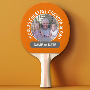 Raquete De Ping Pong Maior do mundo com foto e texto personalizado - la