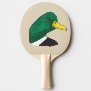 Raquete De Ping Pong Mallard Duck desenhado à mão