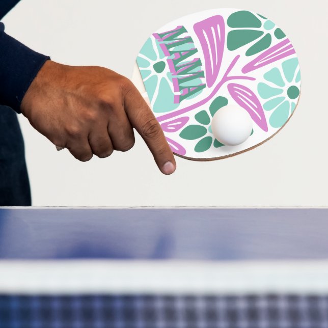 Raquete De Ping Pong Mamãe Floral Caprichosa  (Insitu)