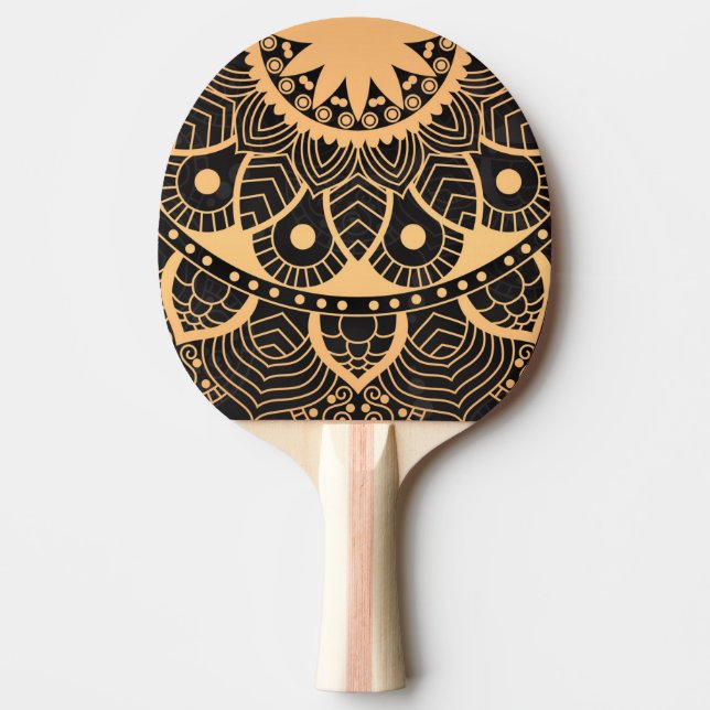 Raquete De Ping Pong Mandala Ping Pong Paddle (Frente)