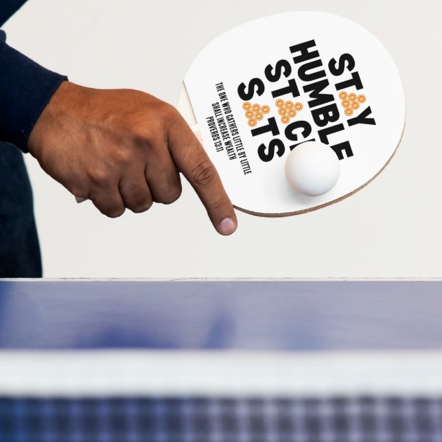 Raquete De Ping Pong MANTENHA O HUMBLE STACK SATS Crypto (Insitu)