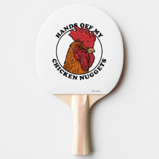 Raquete De Ping Pong Mãos Para Fora Do Meu Nuggets De Frango